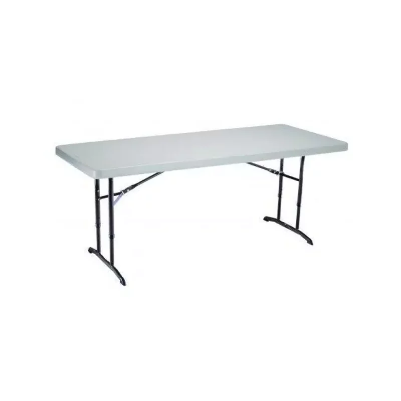 Lifetime Hauteur réglable - Table pliante polypro 183 x 76 cm