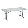 Lifetime Hauteur réglable - Table pliante polypro 183 x 76 cm