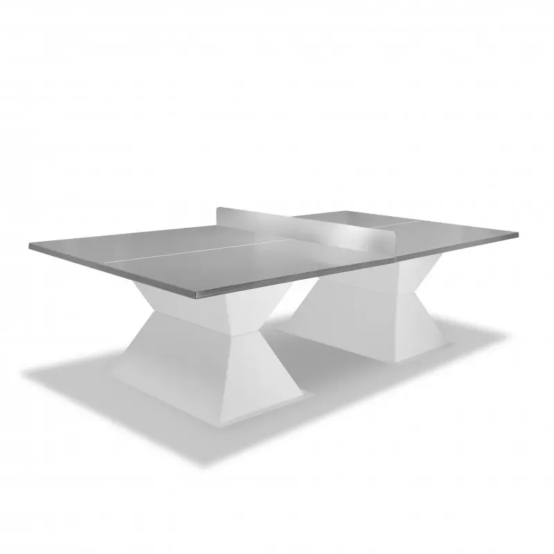 Table de ping pong de jardin plateau gris