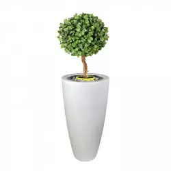 Pot à fleurs de forme conique intérieur/extérieur