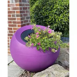 Jardinière ronde inclinée moderne