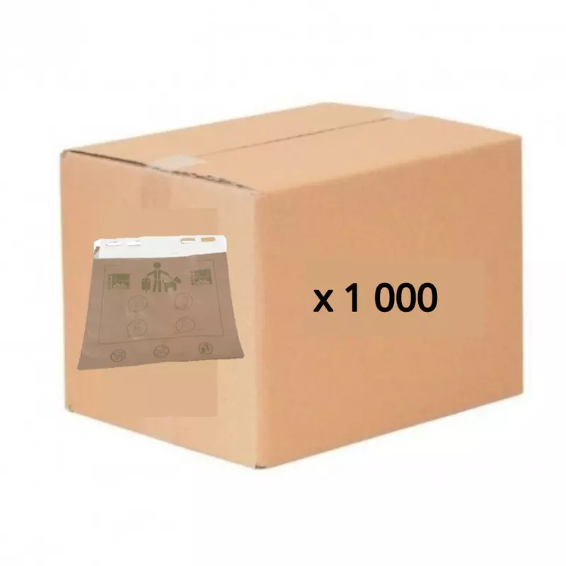 Carton de 20 liasses de 50 sacs en papier 100% Bio pour déjection canine