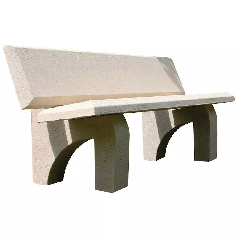 Banc extérieur en béton armé Tendance