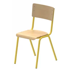 Chaise élémentaire empilable