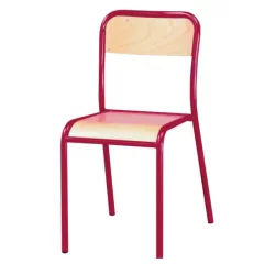 Chaise scolaire empilable pour primaire, collège et lycée