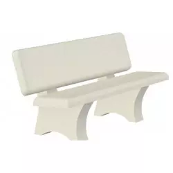 Banc public en béton pour collectivités