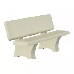 Banc public en béton pour collectivités