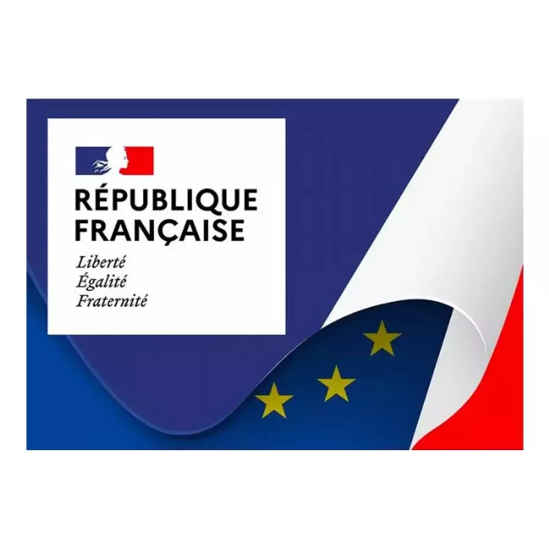 Plaque République française - Modèle drapeau