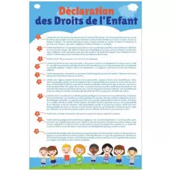 Plaque d'intérieur en PVC - Droits de l’enfant