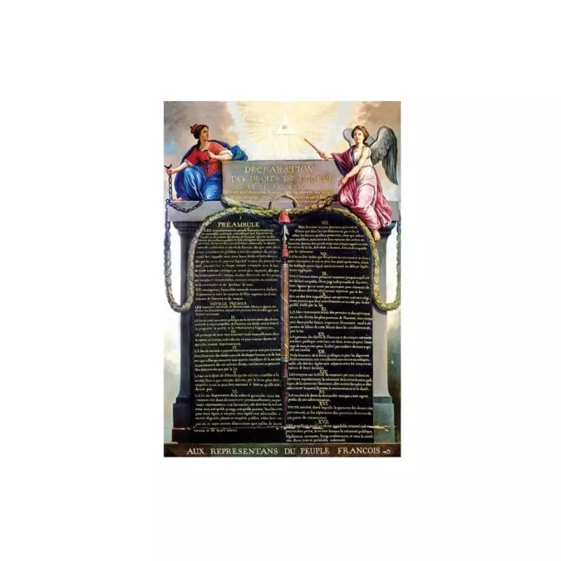 Plaque d'intérieur en PVC - Déclaration Universelle (historique)