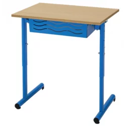 70 x 50 cm - Table scolaire réglable 1 place