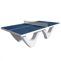 Table de ping pong en béton et pierre naturelle reconstituée