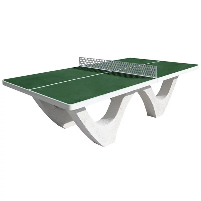 Table de ping pong en béton et pierre naturelle reconstituée