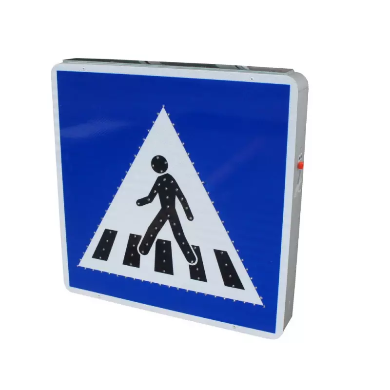 Panneau de signalisation - Panneau à LED - Panneau passage piéton