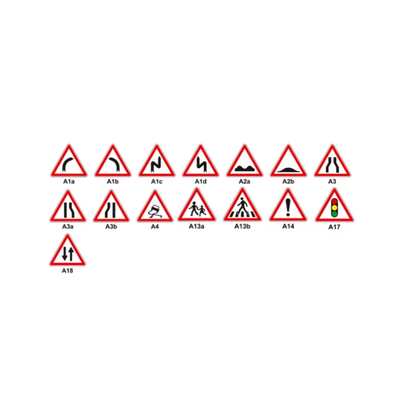 Panneaux de type A - Signalisation de danger