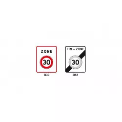 Panneaux de type B30 et B51 - Signalisation de stationnement