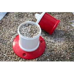 Balise de signalisation temporaire rouge et blanche