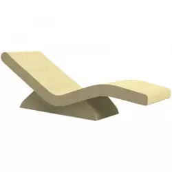 Chaise longue en béton