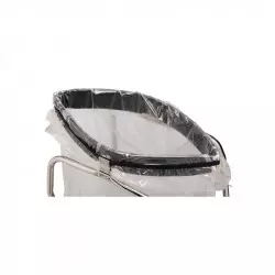 Support sac mobile à pédale et clapet