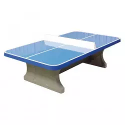 Tennis de table en béton...