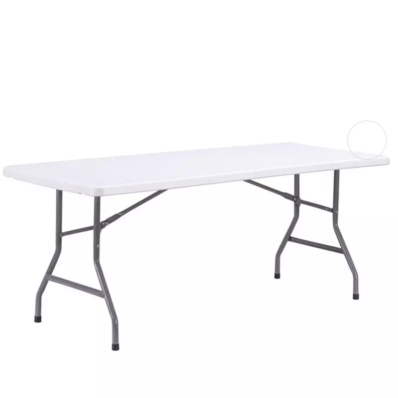 MIO, Table pliante pour fête, L:P 183 x 76 cm, Blanc