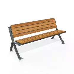 Banc public extérieur en...