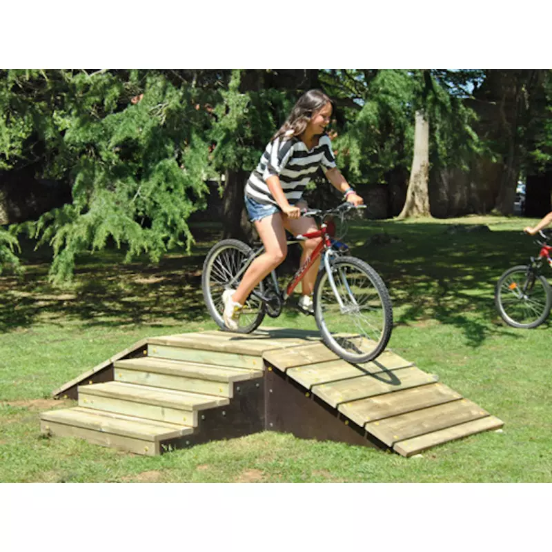 Module parcours de vélos Obstacle à gravir