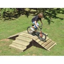 Module parcours de vélos Obstacle à gravir
