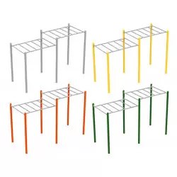 Structure à grimper sur 2 niveaux