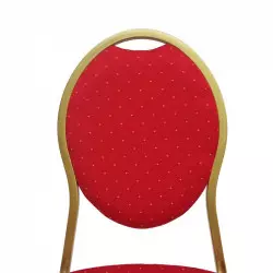 Chaise de réception coloris Rouge et Or