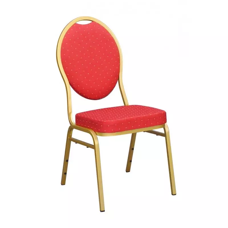 Chaise de réception coloris Rouge et Or