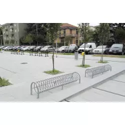 Porte-vélos spirale sur platines