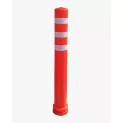 Poteau flexible à mémoire de forme