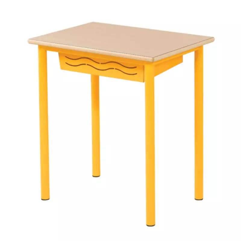 Table scolaire LEO 1 place avec casier