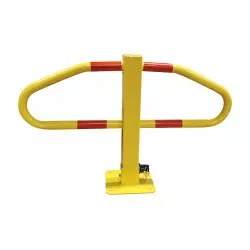 Stop parking en acier Jaune et Noir