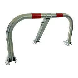 Barrière de place de parking avec serrure à clé