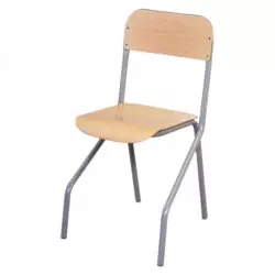 Chaise scolaire appui sur...