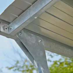 Abri en acier pour vélos et motos