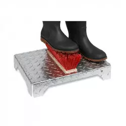 Nettoyeur à chaussures avec une brosse