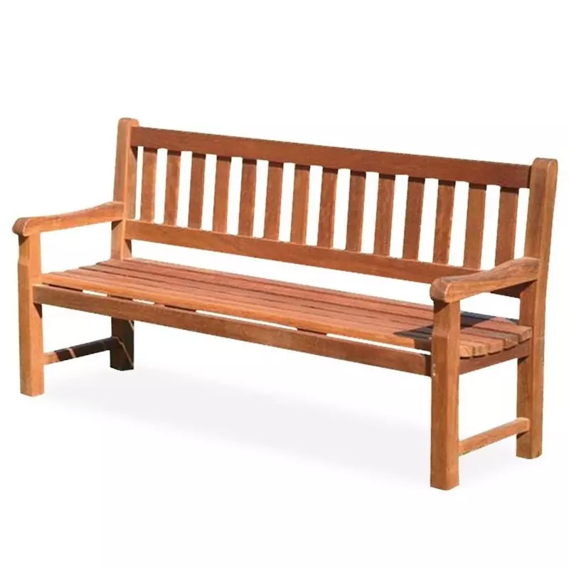 Banc public en bois tropical ALPIN