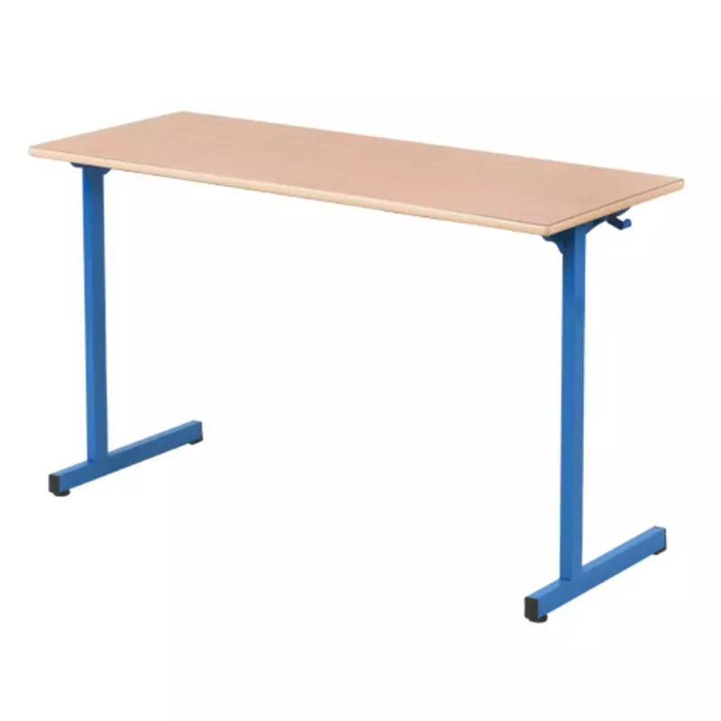 Table scolaire biplace 130 x 50 fixe LUCAS