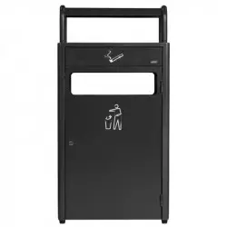 Poubelle extérieure avec cendrier intégré - PROBBAX