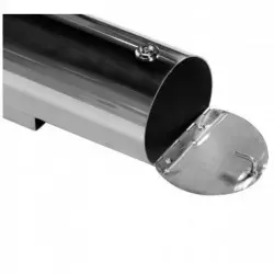 Cendrier mural en inox miroir - PROBBAX