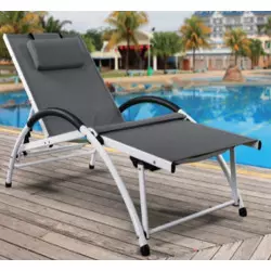 Bain de soleil Relax - gris graphite