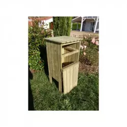 Corbeille de ville en bois Corbeille de ville en bois