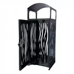 Poubelle publique métal - URBA