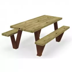 Table pique-nique bois et...