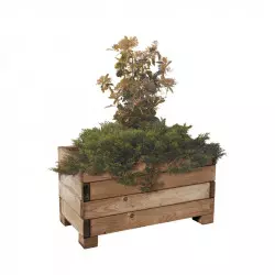 Jardinière urbaine - Bac en bois pour arbuste - Aménagement paysager