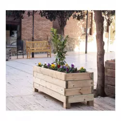 Bac en bois pour arbuste - Jardinière urbaine Bac en bois pour arbuste - Jardinière urbaine