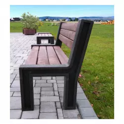 Banc de ville - Banc urbain - Banc en plastique recyclé Banc de ville - Banc urbain - Banc en plastique recyclé